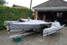 Weta 4.4  mast up wings out cover in hydralite